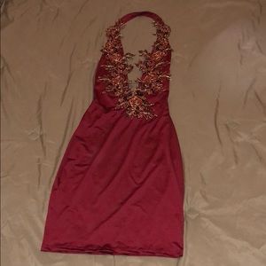 Flower halter dress never worn